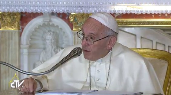 #PopeFrancis: There can be no joy being part of a society that excludes certain people, ignores some, discards some.
