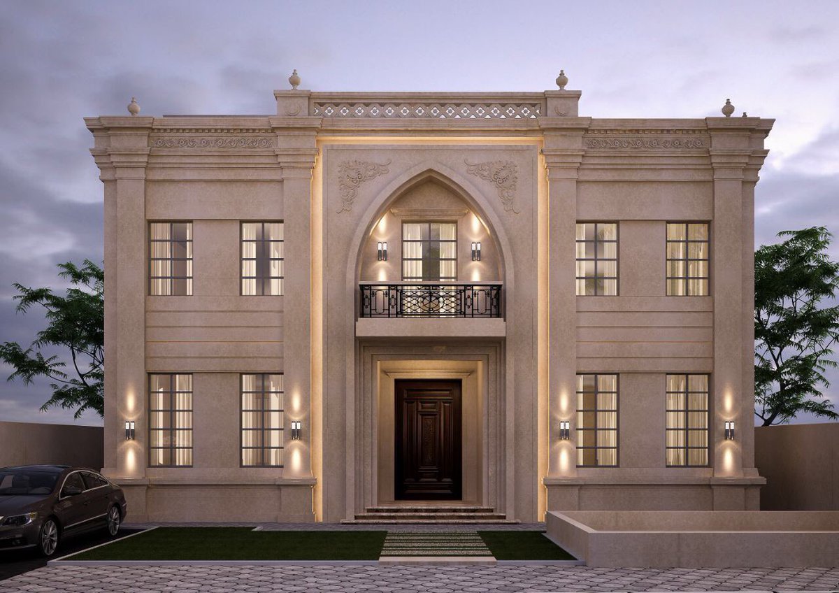تصميم واجهات منازل الكويت تصميم واجهات منازل الكويت