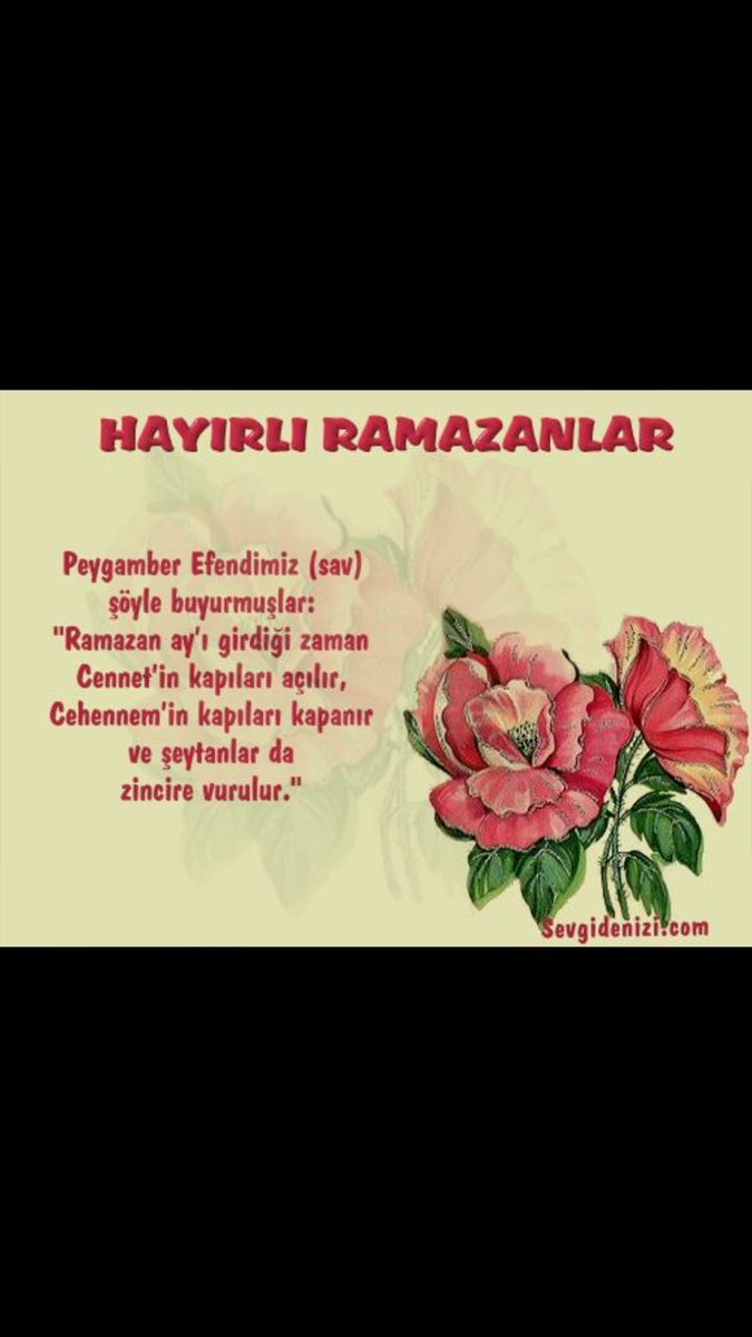 #HayırlıRamazanlar