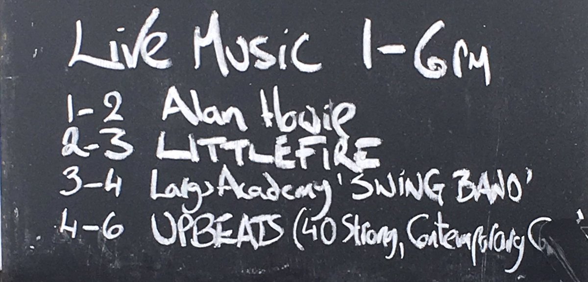 allan_milligan's tweet photo. #LovinItLargs #music in the tent at the @LargsFoodFest today #FestivalSeason #festival #Ayrshire #NorthAyrshire #Scotland  #WestCoast https://t.co/6LGj4zZ3mR