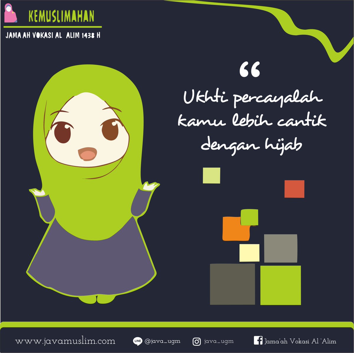 Karena kecantikan sejati ialah dengan taat kepada Allah.

#inspirasi #muslimah #javaugm1438h #ukhti