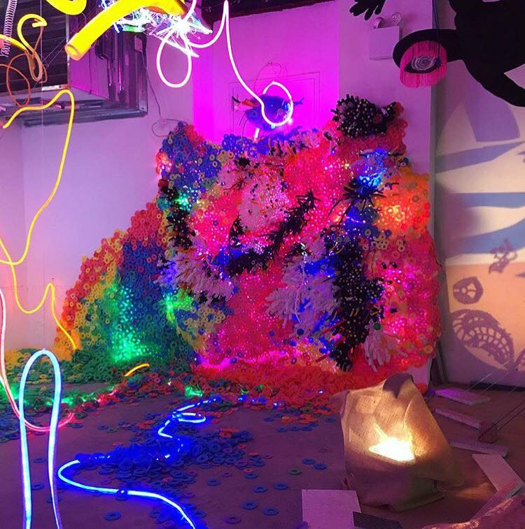 fmbdegreeshow17's tweet photo. we're loving this colourful exhibition from WGSN in New York for some weekend inspo - definitely something to add to our moodboards! 💗💥 https://t.co/anG83rzZLL