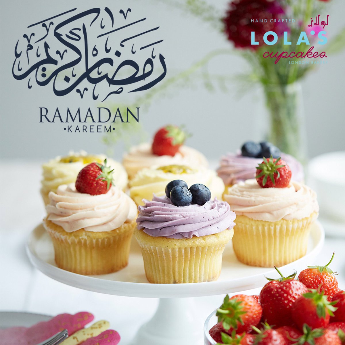 LolasCupcakesSA's tweet photo. #لولاز تتمنى لكم صياماً مقبولاً وافطاراً شهياً
#رمضان_كريم #صحارى_مول #بانورما_مول #cake #riyadh_food #cupcakes https://t.co/KEy5eCpzDS