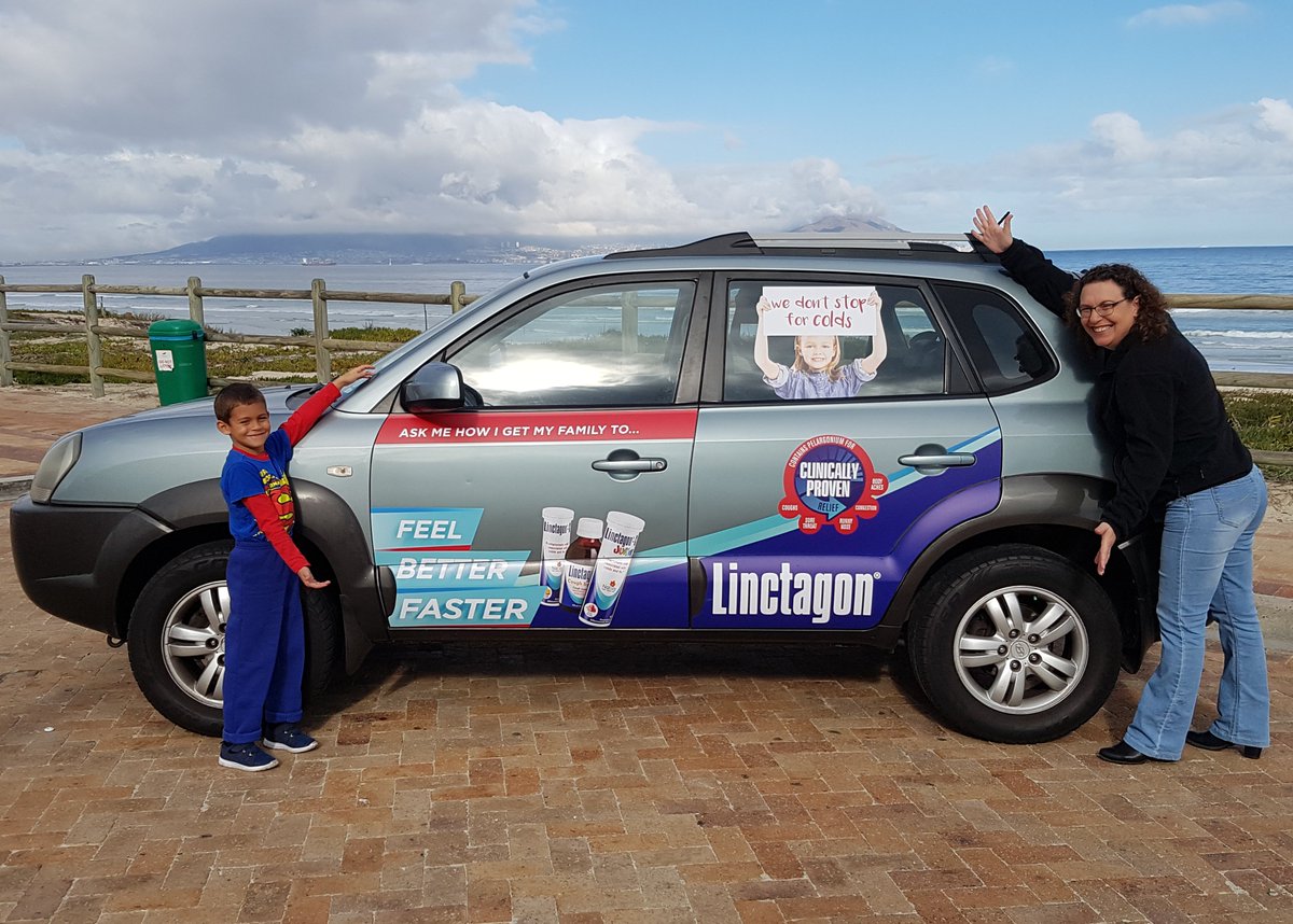GillianHarding7's tweet photo. So excited for me and my family to be part of the new #theSalt #Linctagon #Feelbetterfaster campaign. Look how cool my car looks now! https://t.co/EdOk9sVxs2