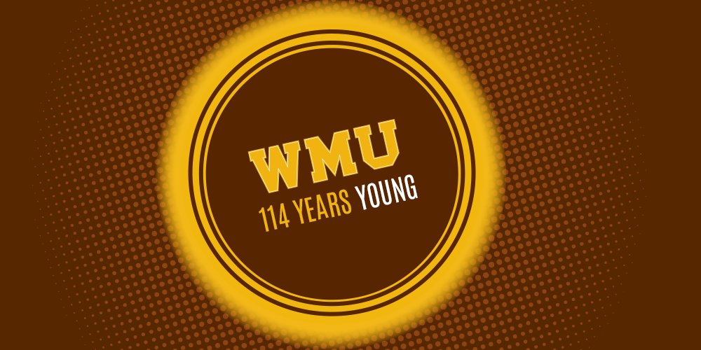 Today #WMU turns 114 years gold. Happy birthday, #WMU! #HBDWMU
