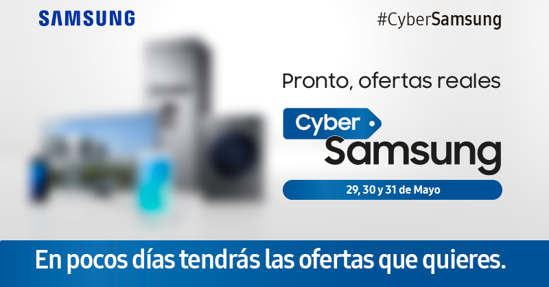 SamsungChile's tweet photo. @gisita2014 espera porque te avisaremos el comienzo de #CyberSamsung. ¡Conoce  las verdaderas ofertas! https://t.co/6heC8Ivj38