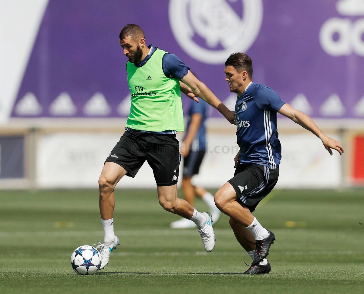 Training today ! <a href="/realmadrid/">Real Madrid C.F.</a> #HalaMadrid