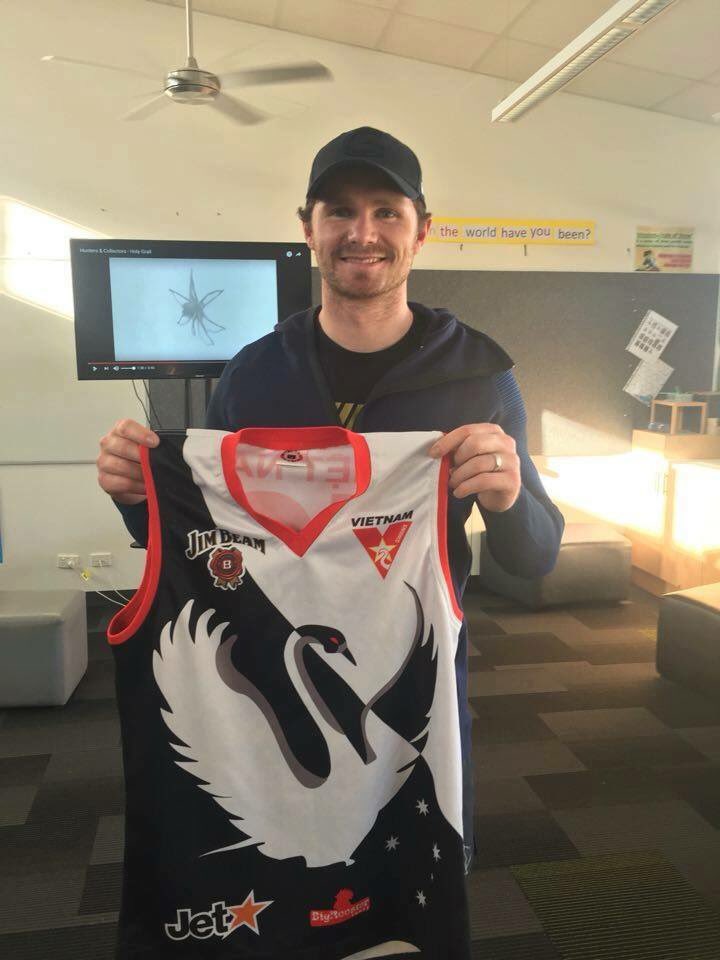 Getting pumped for <a href="/AFL_Asia/">AFL Asia</a> #AsianChamps Manila Oct 14th with new signing <a href="/dangerfield35/">Patrick Dangerfield</a> to line up alongside #Libba #howgoodsfootyinasia
