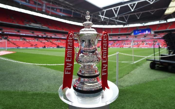 The battle for this trophy takes place later between Arsenal and Chelsea! #FACupFinal #FootballTournament