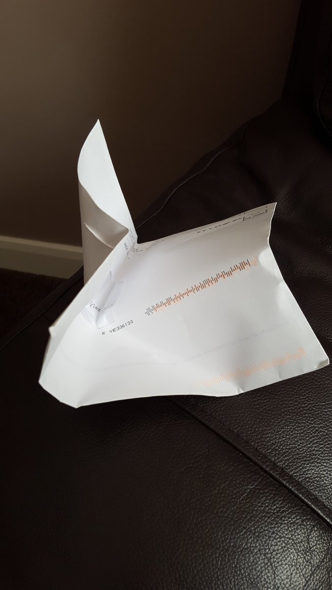 Not quite how I expected to find my post in the letter box but I guess at least it was delivered... Cheers posty <a href="/RoyalMail/">Royal Mail</a>