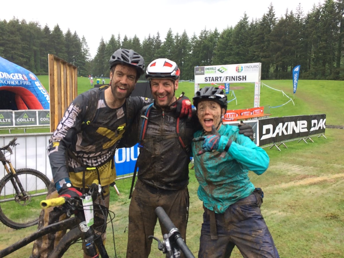 The Enduro Wet Series is back for #EWSireland! But the Challenger riders don't seem to mind!