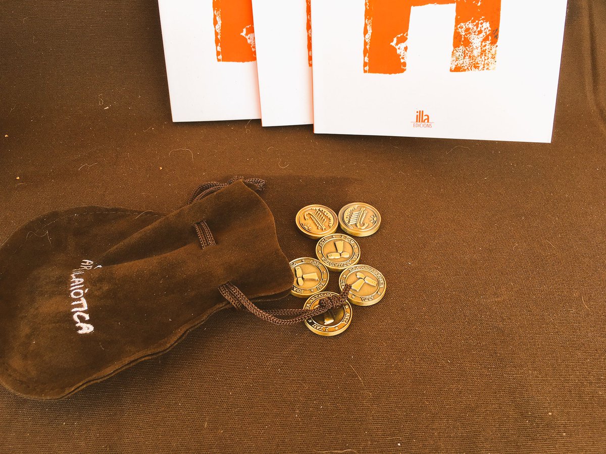 Ja podeu comprar a la fira #Artalaiotica i pagar amb #Taus @Illaedicions #Baetica