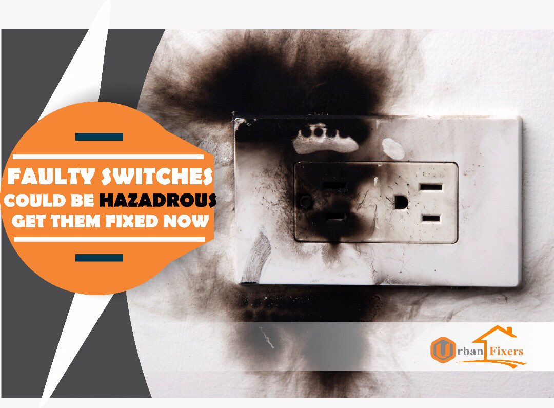 UrbanFixers's tweet photo. "A bad wire can cause fire."
Get your faulty Electrical equipment fixed with Urban Fixers.
#electrician #urbanfixers #futureofservices https://t.co/c6gEECzzJV