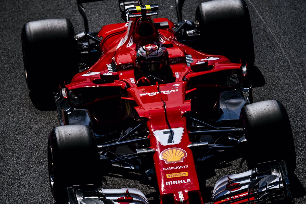 ScuderiaFerrari's tweet photo. Pole number 224 for the Scuderia with 
#Kimi7 ! Great job guys!! #Seb5 P2 #Quali #MonacoGP #ForzaFerrari https://t.co/hUGd1m29BA