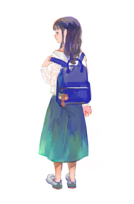「鞄 ロングヘアー」のTwitter画像/イラスト(古い順)