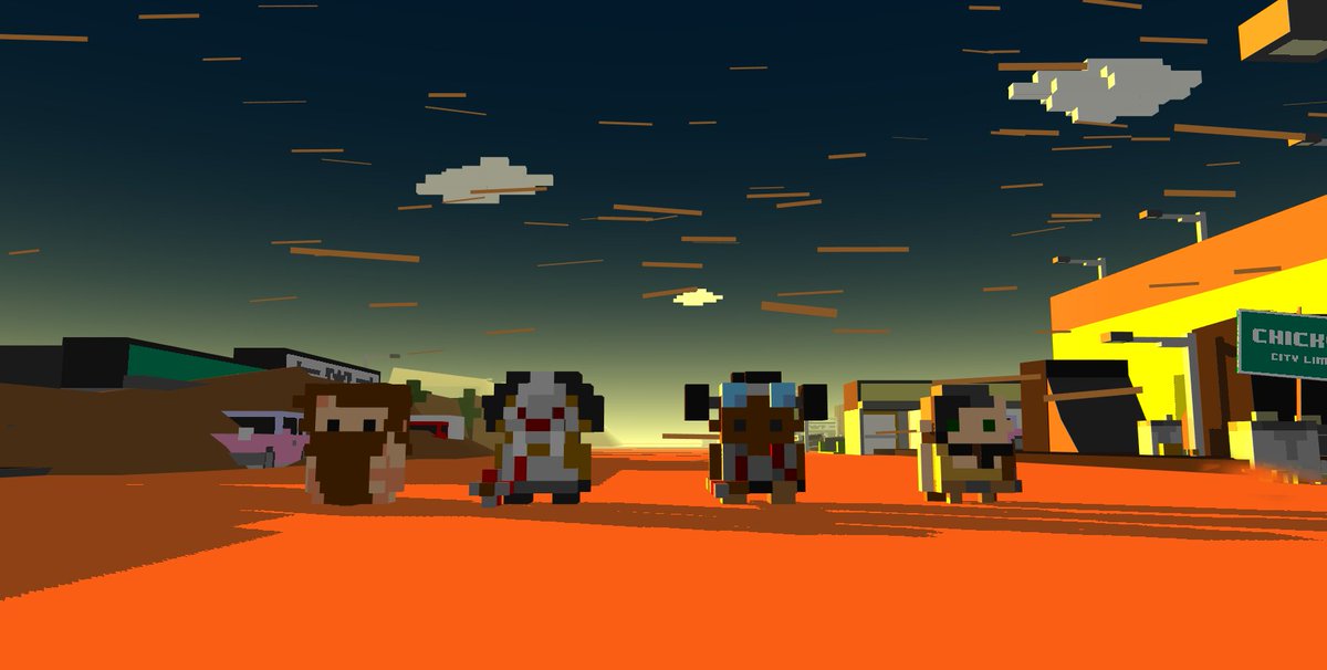 firepunchd's tweet image. "It's only a hoax!" he said. #ChickenJump #screenshotsaturday #gamdev