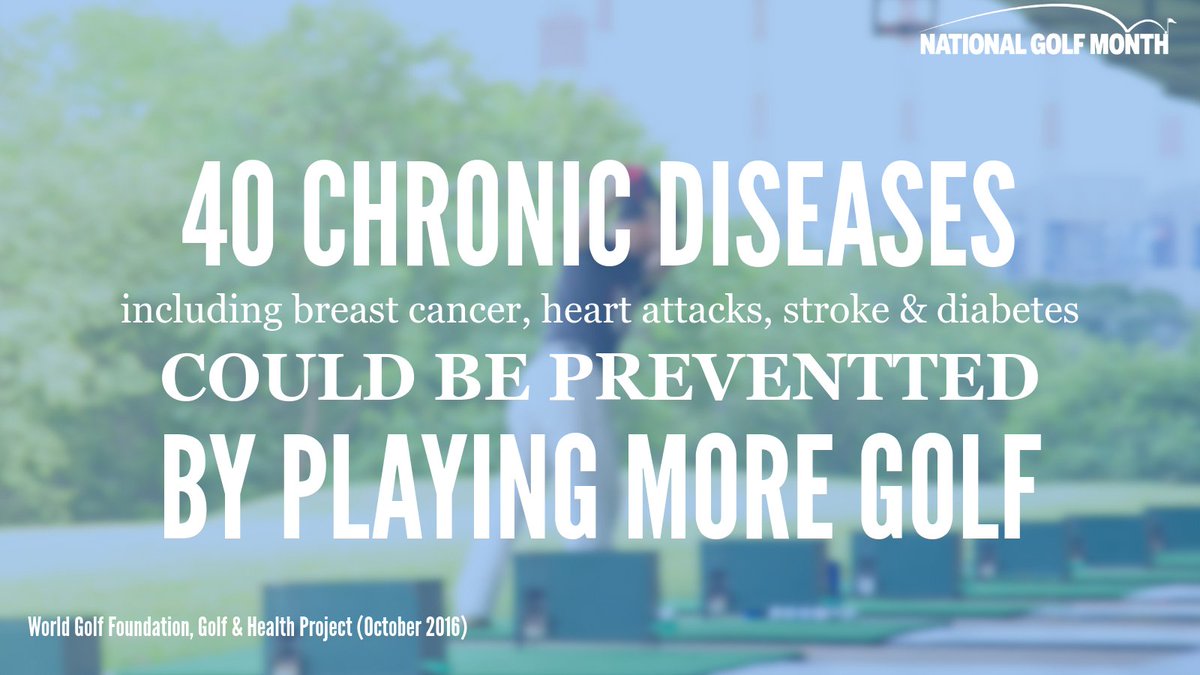 A quick reminder of some of the key health benefits...
#GirlsGetGolfing