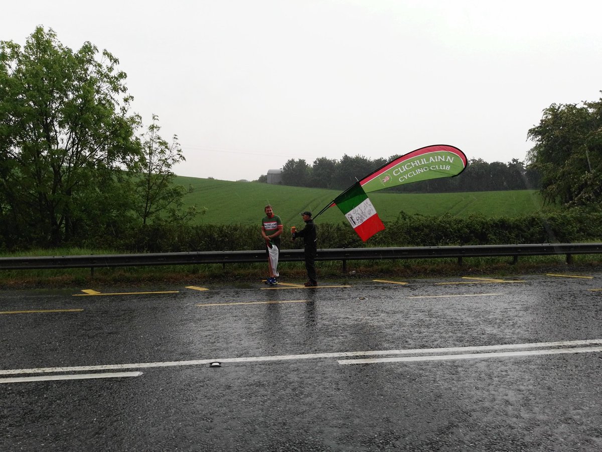 Awaiting the Rás #orwellwheelers