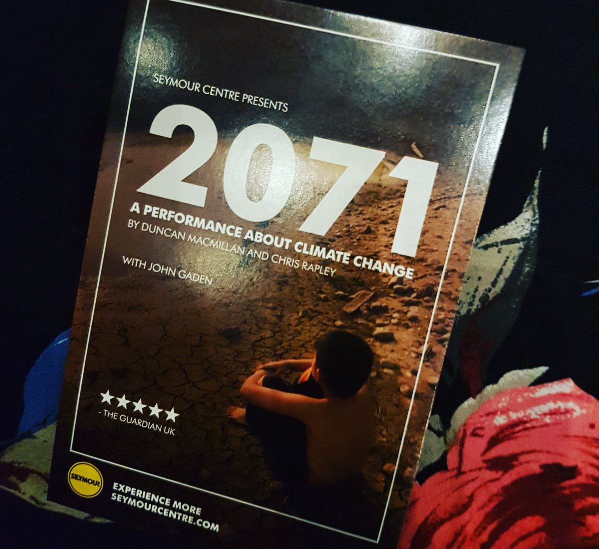 AugustaSupple's tweet photo. Opening night #lapshot of 2071 A Performance about Climate change @SeymourSydney directed by Tim Jones. #climatechange #art #science https://t.co/qivEldJjHF
