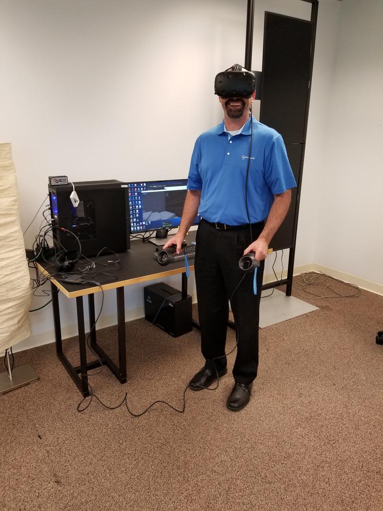 LivePictureDE's tweet photo. Day one at @LTUcollab gettin our #vive on. @nvidia #autodesk #stingray https://t.co/3nFm7kgscT