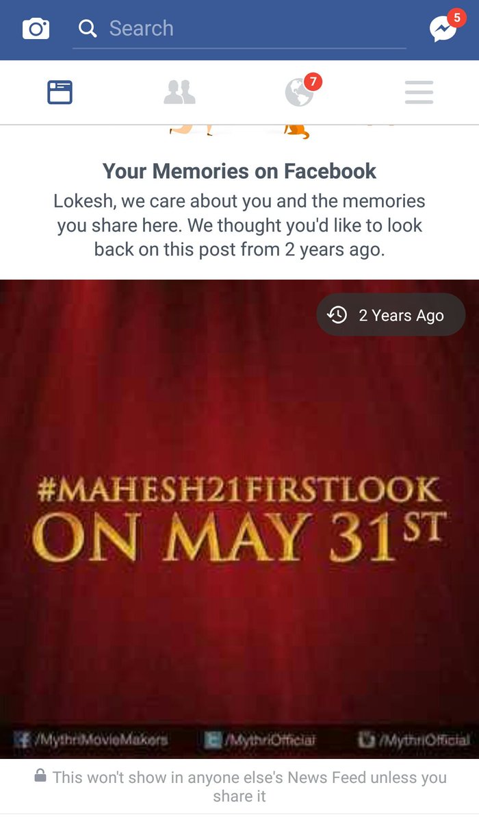 UrstrulyLoki's tweet image. FB memory 😭
Now Waiting For #SpyderTeaserOnMay31st 
@SpyderTheMovie @urstrulyMahesh @santoshsivan @Jharrisjayaraj