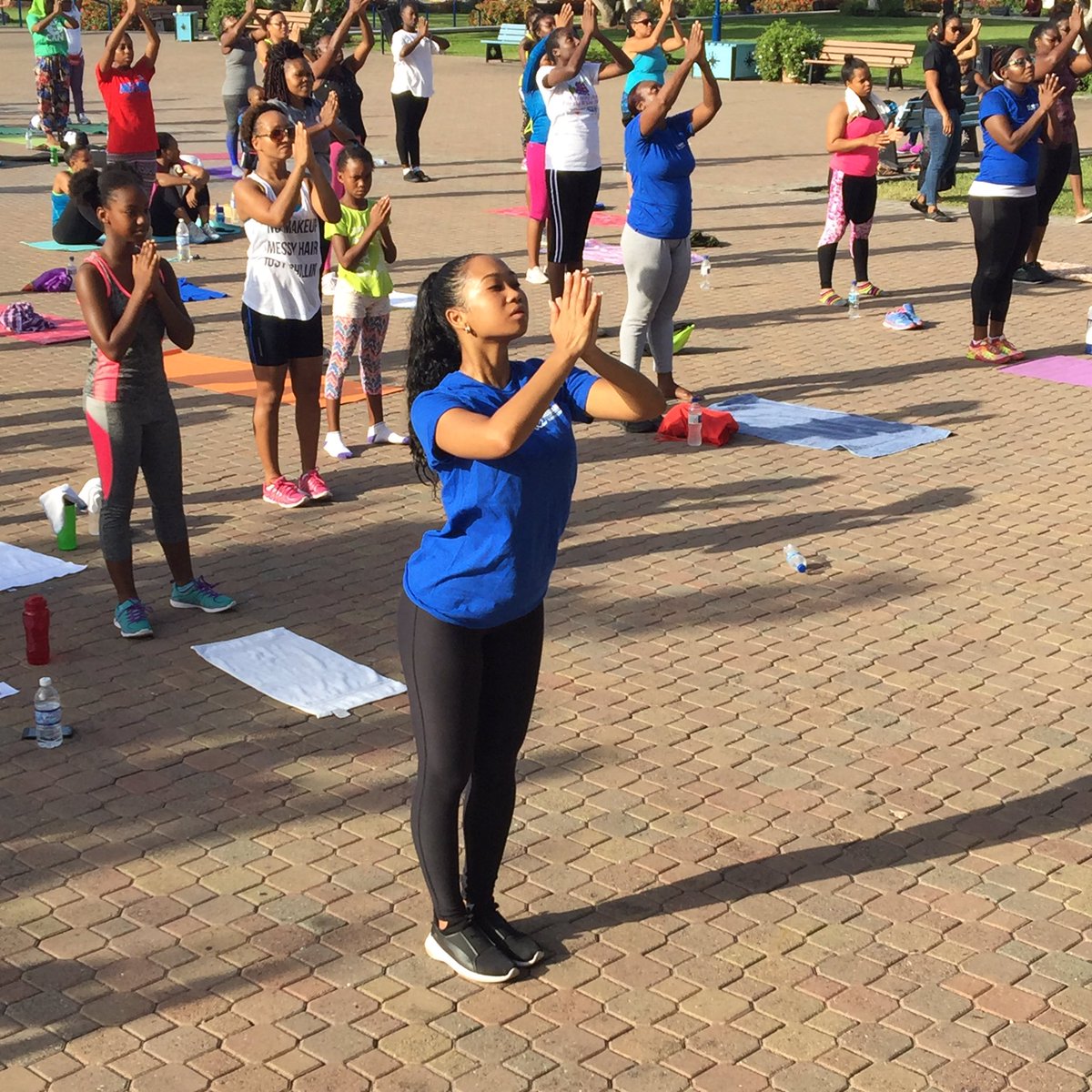 ncbja's tweet photo. #Yoga in the Emancipation Park for #UltimateWomanWeek Saturday May 27, 2017 https://t.co/QWq2r6mht8