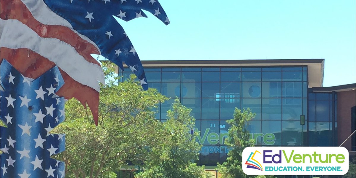 EdVenture's tweet photo. Military and their families visiting on Memorial Day, May 29, will be admitted free. Military kids 12 &amp; under will receive a free bag lunch. https://t.co/bO30vYsdH5
