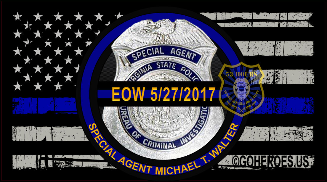 We are mourning the sacrifice of Virginia State Police Special Agent Michael T. Walter. #virginiastatepolice bit.ly/2s1oJHA