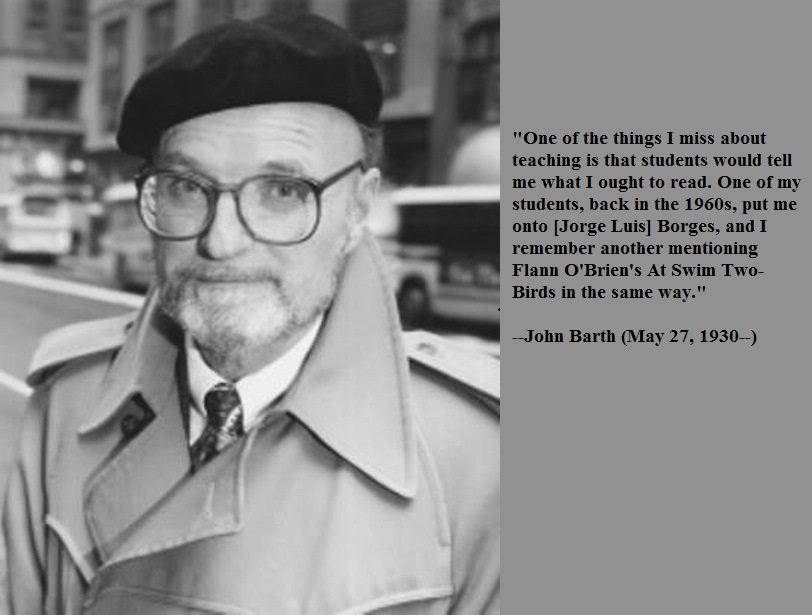 Happy birthday, John Barth! 