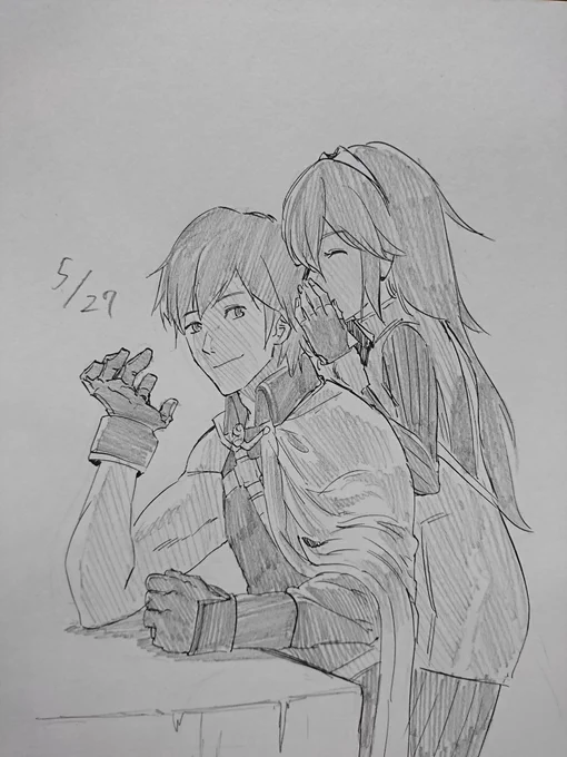 #FE版深夜の真剣お絵描き60分一本勝負 