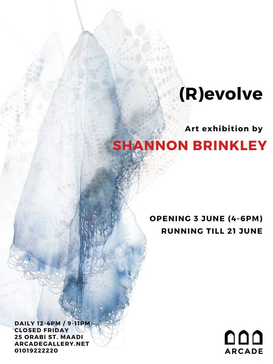 CACAlumni's tweet photo. CAC Visual Arts teacher, Shannon Brinkley (https://t.co/6KBXgQ2YS7), announces the opening of her art exhibition in Cairo on June 3, 2017. https://t.co/7snLcCsAnk