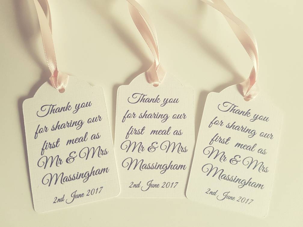 customisedbysha's tweet photo. Beautiful first meal gift tags https://t.co/A3WhDJvDSv #firstmealtags #personalisedwedding #personalsedgifttags #weddinggifttags https://t.co/wh8KgyD1C1