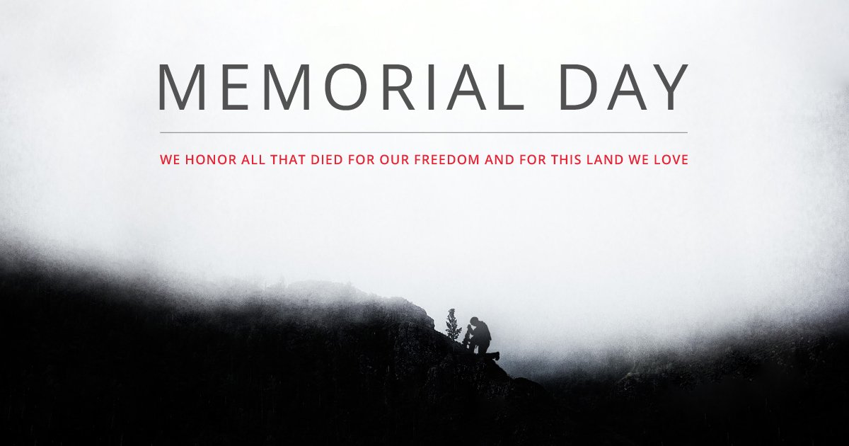 RodneyLoughJr's tweet photo. Have a safe and wonderful #MemorialDayWeekend everyone! https://t.co/fBUnDXEAiC