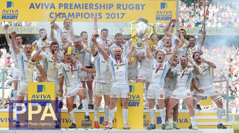 ppauk's tweet photo. We still can not believe it @ExeterChiefs @premrugby Champions.  so humbled and privileged #stillinadaze We love you guys so much 😍 https://t.co/Br3FqOzl0q