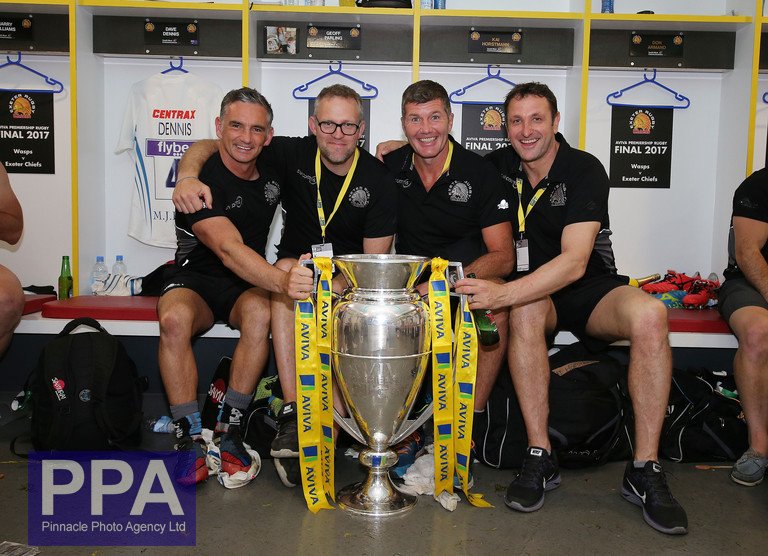 ppauk's tweet photo. We still can not believe it @ExeterChiefs @premrugby Champions.  so humbled and privileged #stillinadaze We love you guys so much 😍 https://t.co/Br3FqOzl0q