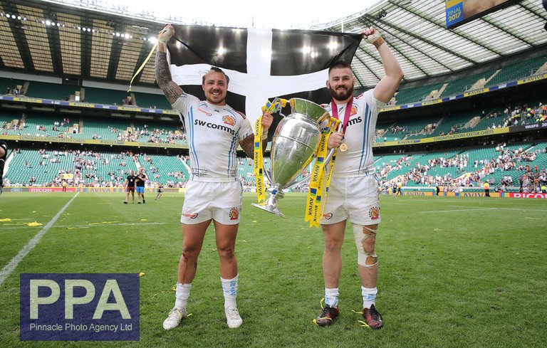 ppauk's tweet photo. We still can not believe it @ExeterChiefs @premrugby Champions.  so humbled and privileged #stillinadaze We love you guys so much 😍 https://t.co/Br3FqOzl0q