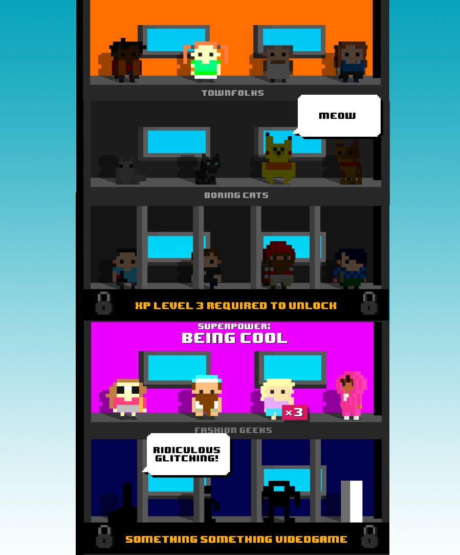 firepunchd's tweet image. Completely reworking the character collection in #ChickenJump and finally geting somewhere. #screenshotsaturday #gamedev