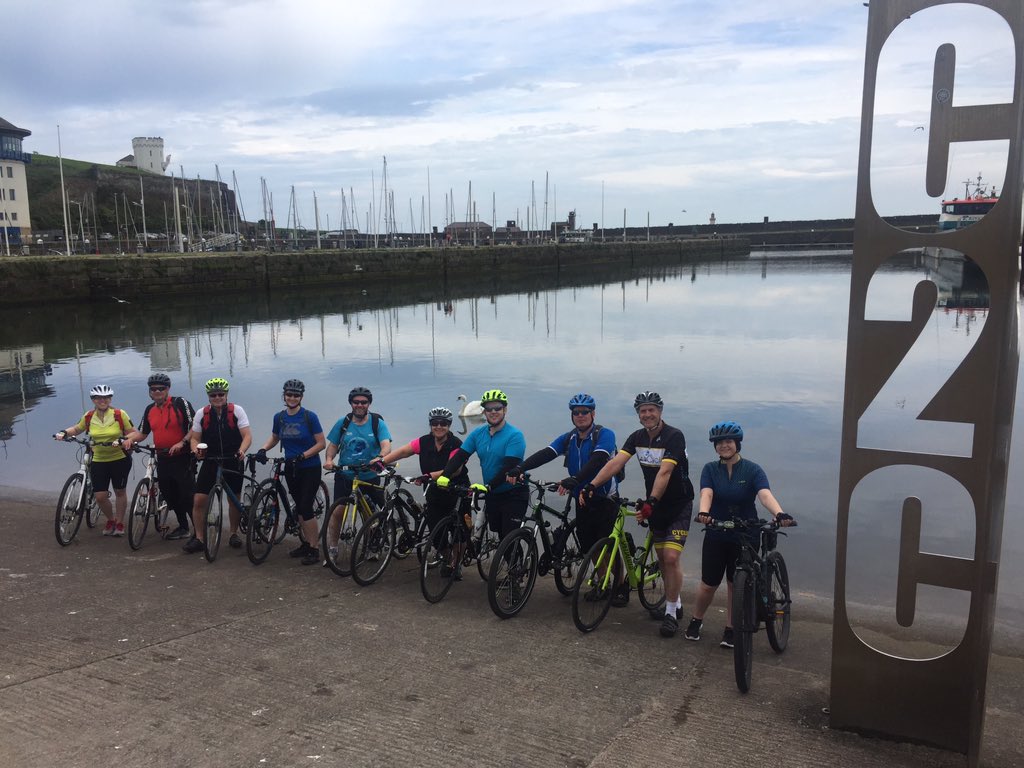LowesC2C's tweet photo. Day 1 done! We're in Motherby, a few scrapes, a few got lost &amp; returned but we're ready to tackle tomorrow! @Bloodwise_North @StrokeAssocNE https://t.co/K4pX1BeBE2