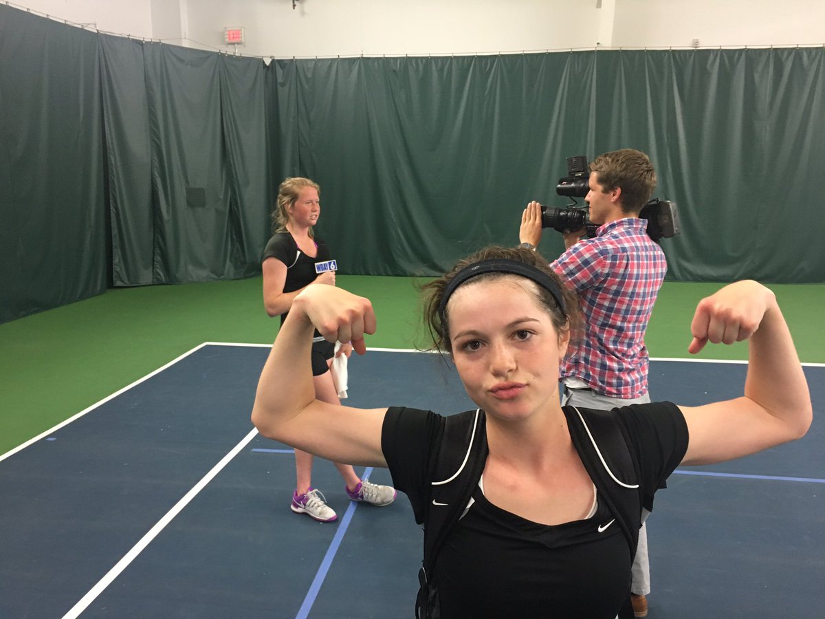 Congratulations to Maddie Johnson and Maddie Anderson on winning the EDC doubles title! 🎾 #ridernation