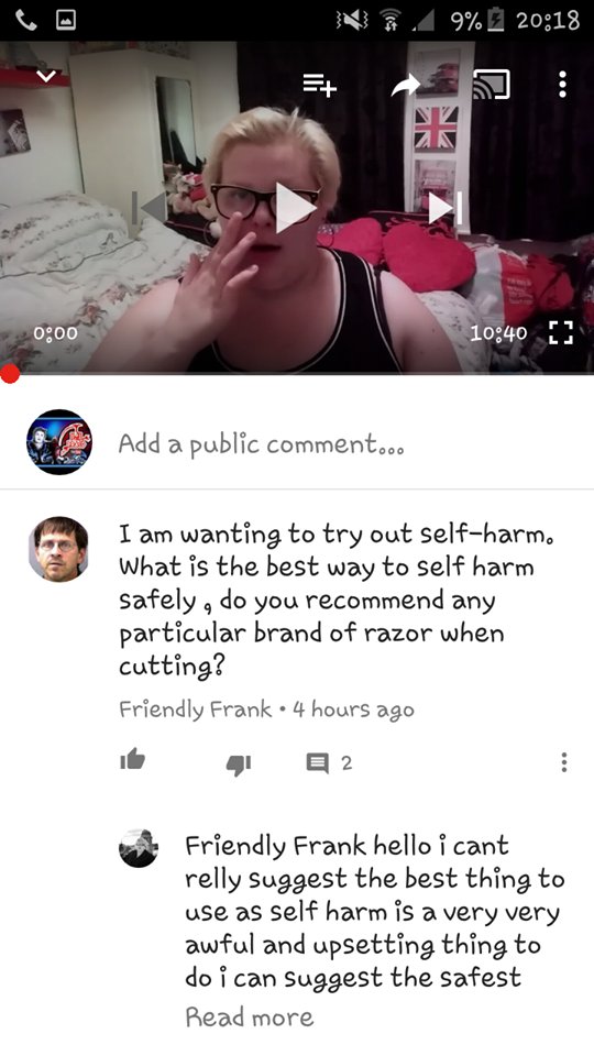 Lj_draco93's tweet photo. @ImMikeFox PLEASE READ THIS MATE my mrs has mental health she's trying to support people with MHI and this prick wrote this do your thing https://t.co/17Q5hBXTg0