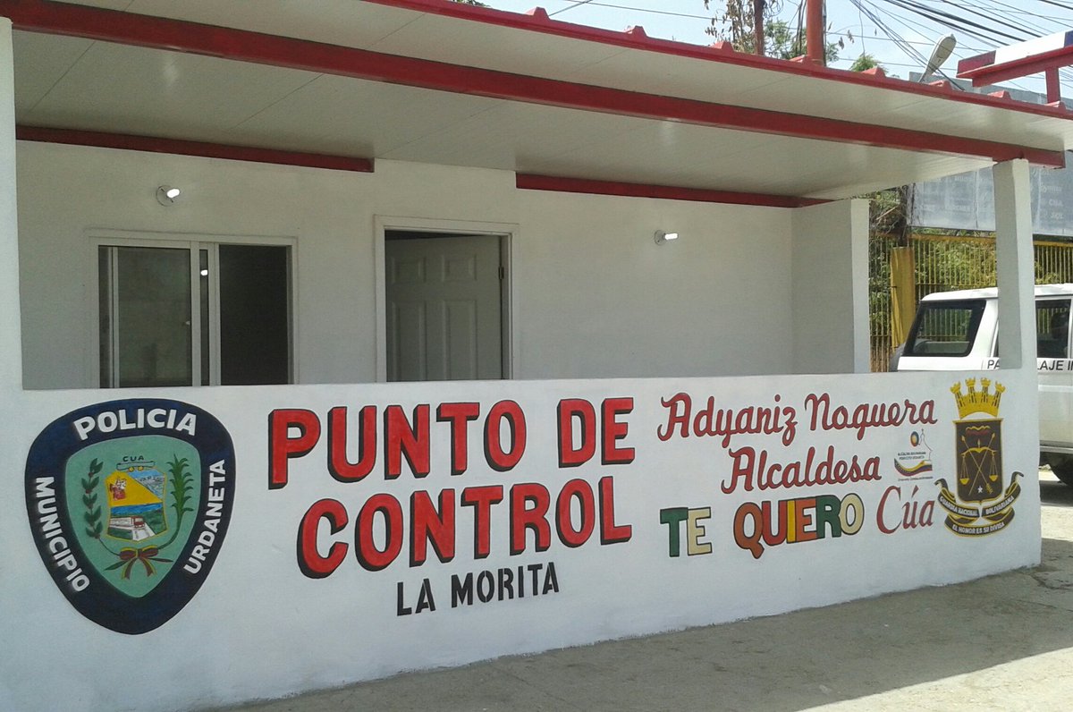 polideurdaneta's tweet photo. #Avance A pocos minutos de inaugurar punto de control La Morita en la carretera Cúa-Charallave @AdyanizNoguera @NestorReverol https://t.co/t2tfqXSv0I