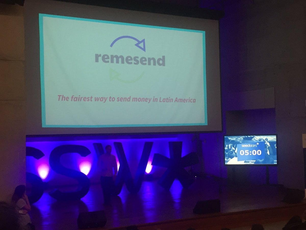 empreNDE_pe's tweet photo. #Remesend expone en#SSWLima sobre su servicio de transferencia de dinero al extranjero pagando una comisión del 1% y de forma online https://t.co/aKGdnFE1iH