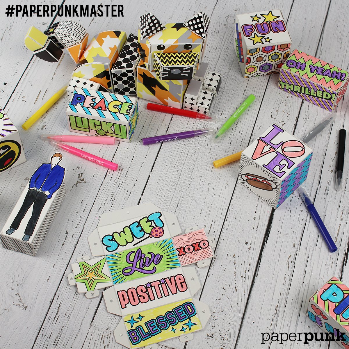 paperpunk's tweet photo. We believe in creating with your hands. Show us your Paper Punk creations to be featured! #PaperPunkMasters https://t.co/PdcDhYFQfZ
