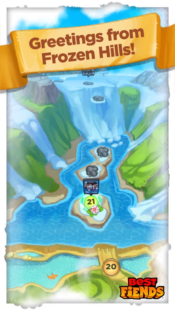 Shade2074's tweet photo. Gate Opened! Bring on the Frozen Hills in #BestFiends - Download FREE - https://t.co/DnSJXTCu7H via @bestfiends https://t.co/ebYGPwkIQT
