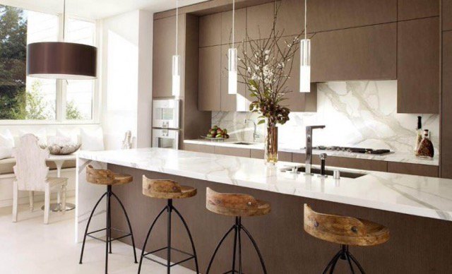 Love the simple and natural color palette by <a href="/residencestyle/">Residence Style</a> 
#kitcheninspo #kitchenreno #contemporarystyle