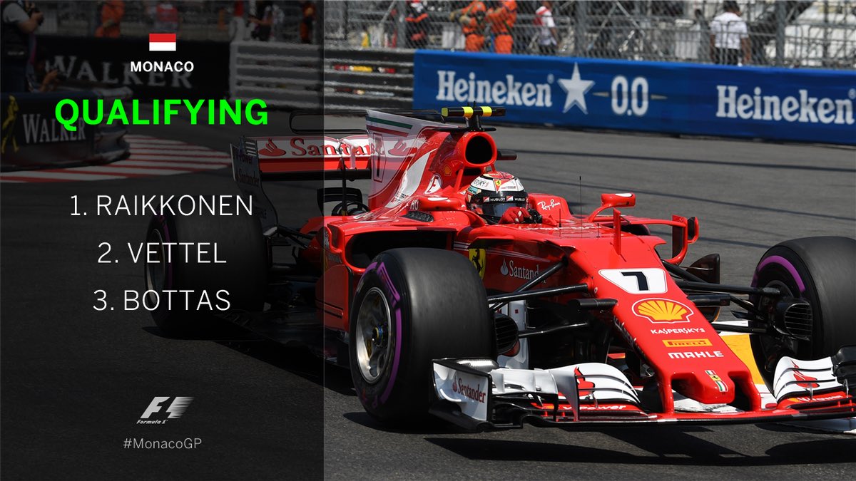 imjcchan's tweet photo. #F1Mode ❄️❄️❄️
Kimi's first pole since France 2008 (128 races)
🍾🍾🍾😆😆😆
#F1 #MonacoGP #Kimi #Raikkonen https://t.co/92iFB3YCJN