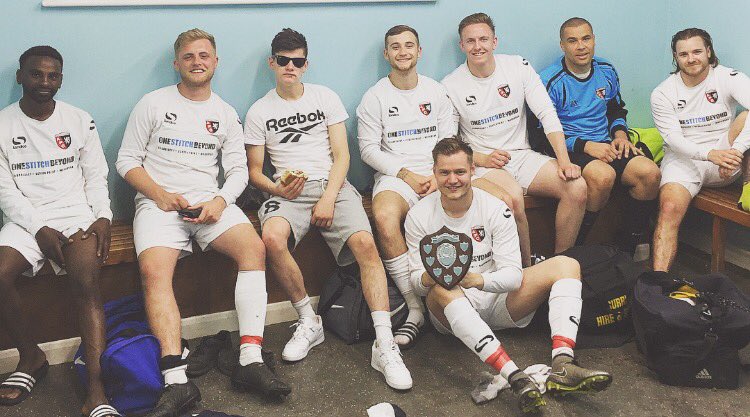 afcwhitton's tweet photo. One last outing, one last win. Thank you @LammasStaines for hosting. 6 aside champs. 🏆⚪️ https://t.co/daoR96XNMg