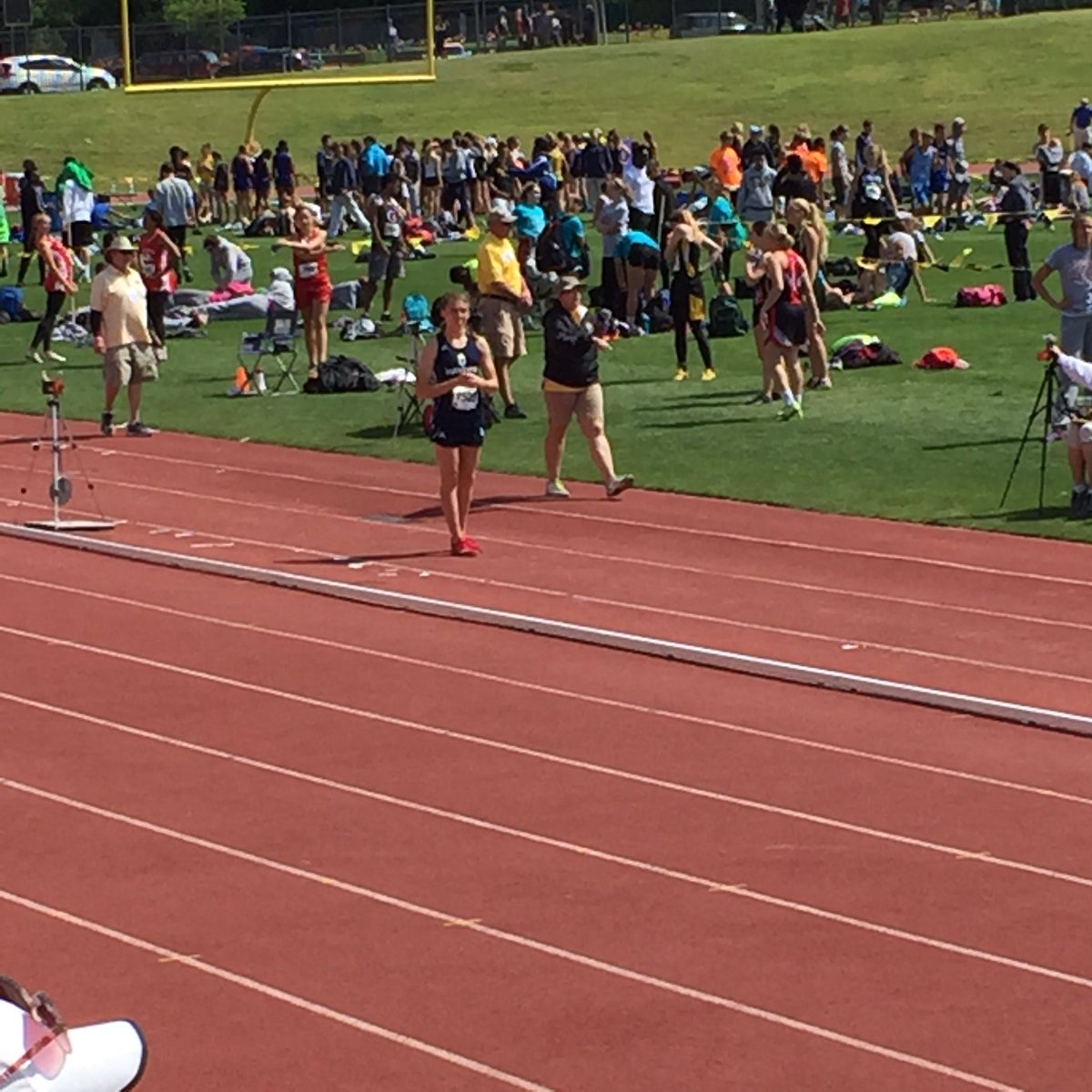 Gabi makes finals and finishes 9th in triple jump in the very strong field of 4A! Congratulations! <a href="/gymnastmoore11/">Gabi Moore</a>