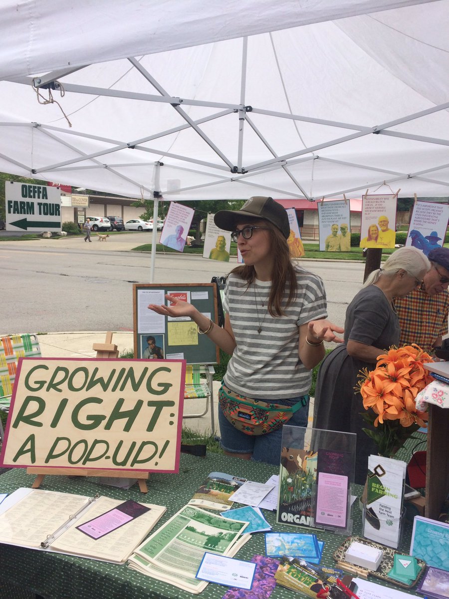 cbenedetti314's tweet photo. Visited @oldelectricity and @growingrightOHP at C-ville Farmer's Market for pop-up exhibit on @OEFFA + organic farming in OH! #foaf2017 https://t.co/1xn9nZYSnO