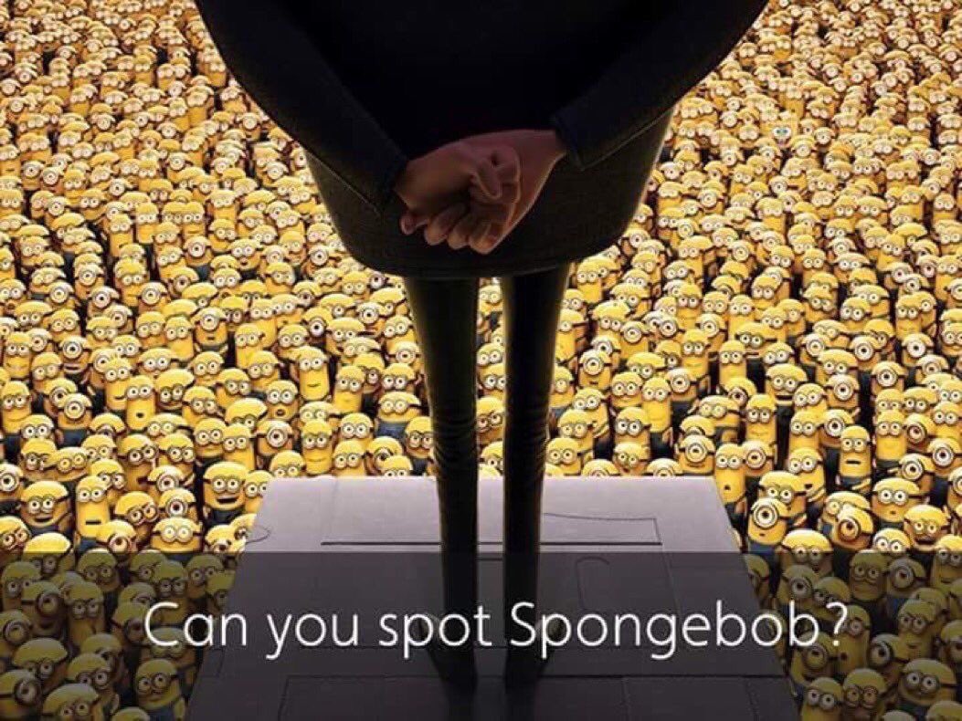 It took me a minute but hey, i've found it! Retweet if you can spot spongebob \(´▽`)/